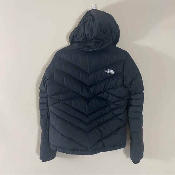The North Face Down Filled Hooded Puffer Jacket Black - M - Picture 10 of 16